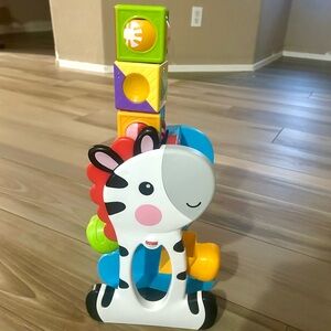 Fisher-Price Rolling Block Tumbling Zebra